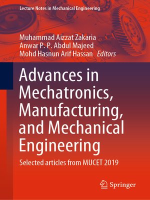 cover image of Advances in Mechatronics, Manufacturing, and Mechanical Engineering